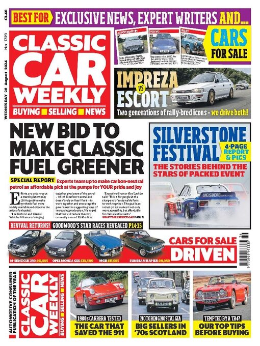 Title details for Classic Car Weekly by H BAUER PUBLISHING LIMITED - Available